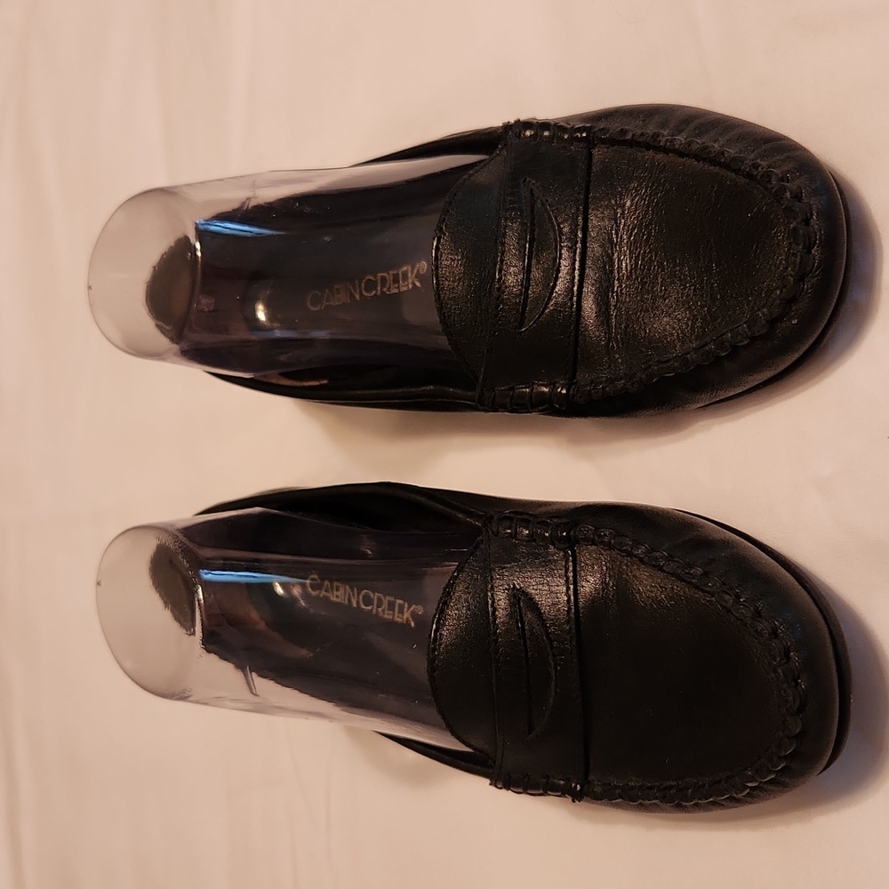 Cabin Creek Women's Shoes Loafers Black Size 7 1/2